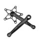thumbnail image 4 of 130 BCD MTB Crankset, Lightweight Aluminum Alloy 170 Mm Left Right Crank Arms  For Mountain Bike ANGGREK Negro, 4 of 8