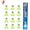 Yellow, variant on Nieyigj Regail Imitation Nylon Feather Badminton Shuttlecocks Set For Indoor Outdoor Sports, 12 Count, White