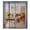 Black-Screen Size 76"x82", variant on Magnetic Screen Door Black Screen Size 76"x82" Universal Opening Pet Kid Friendly