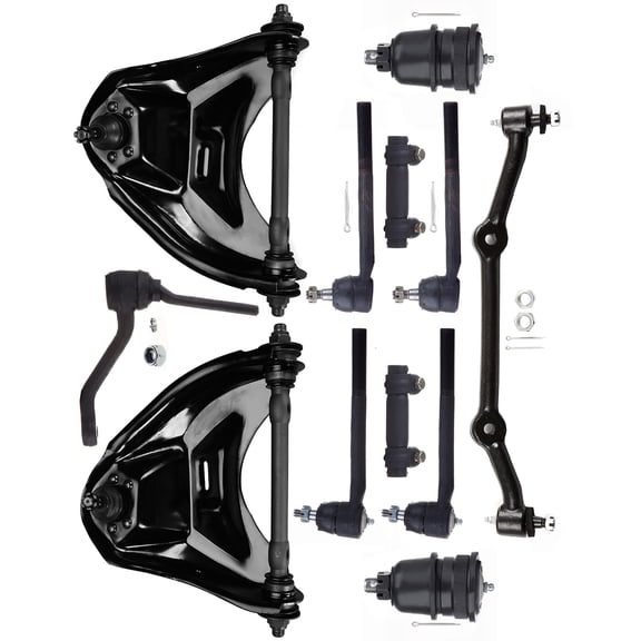 JWCARO 12PCS Suspension Kit Fits 1996-2005 for Chevy Blazer,1996-2003 for Chevy S10,1996-2002 for GMC Jimmy,1996-2003 for GMC Sonoma,1996-2000 for Isuzu Hombre