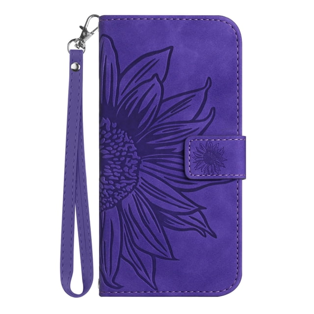 Reno 12 10 9 8 7 6 5 4 Lite Strap Phone Case for OPPO Reno12 Reno11 F Reno10 Reno9 Reno8 T Reno7 Cases Leather Wallet Flip Cover Dark purple OPPO Reon4 Lite