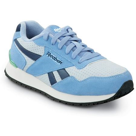 

Reebok Work Women s Harman Retro Jogger Style Slip-Resistant EH Soft Toe Work Shoe