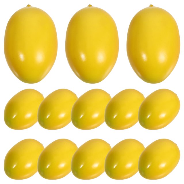 WASHWEPE 20Ud Miniaturas Artificiales Amarillo Para En Oficinas Y