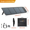 thumbnail image 4 of LVYUAN 200 Watt Solar Panel Foldable Solar Charger with Adjustable Kickstands, Portable IP67 Waterproof for Camping, Home, RV, Outdoor, Power Station, off Grid, 4 of 11