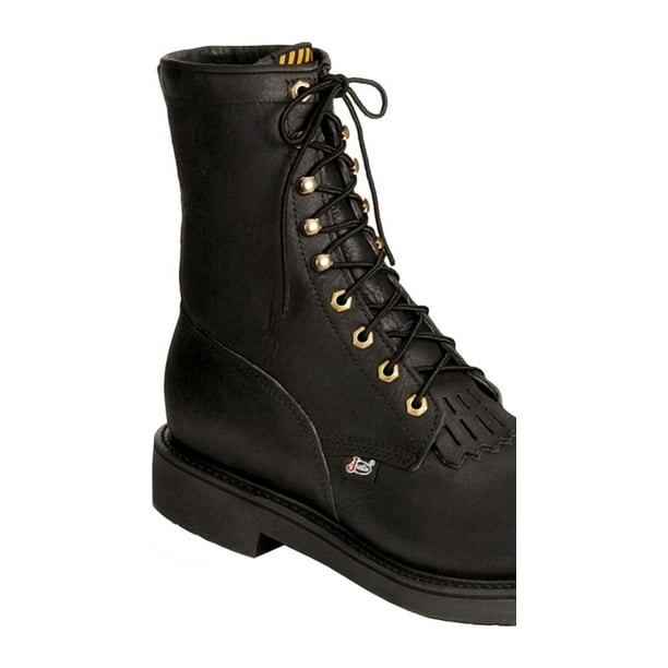 Jow Jow Men's Justin Original Briar Pitstop Double Comfort 8" LaceUp