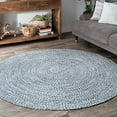thumbnail image 4 of nuLOOM Wynn Braided Indoor/Outdoor Accent Rug, 2' x 3', Light Blue, 4 of 5