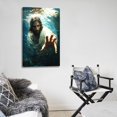 thumbnail image 5 of Jesus Help You Canvas Wall Art Prints Poster Gifts Photo Picture Painting Posters Room Decor Home Decorative 24x36inch(60x90cm), 5 of 6