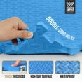 thumbnail image 4 of WF Athletic Supply 96 SQ.FT Diamond Pattern 1-Inch Thickness Interlocking Exercise Foam Mats, Extra Thick Eva Foam Flooring Tiles, Gym Fitness Equipment Mat, Home Protective Flooring Cushion, Blue, 4 of 9