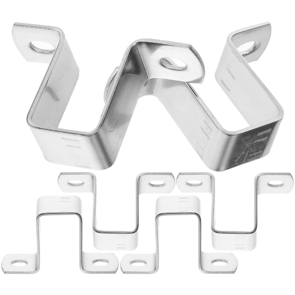BEADCEST 6Pcs Durable Stainless Steel U Brackets Tube Clamps for Woodworking Projects