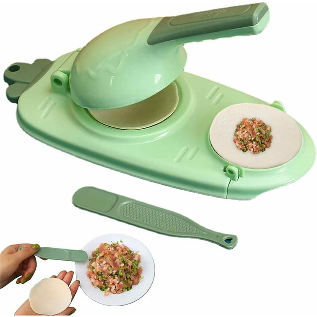 Máquina para hacer bolas de masa TANGJMXG 2 en 1 Prensa manual para repostería Color verde