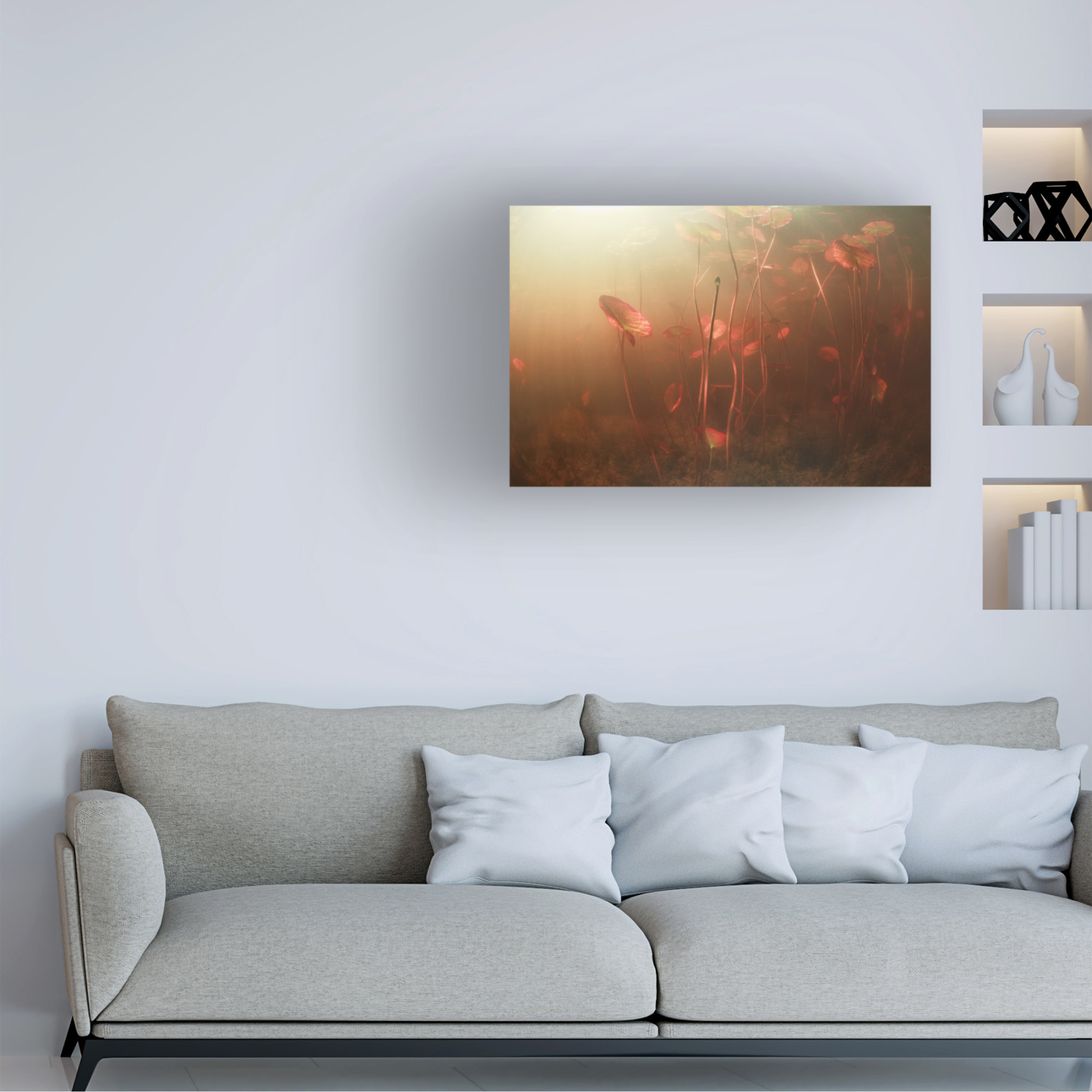 Canvas Wall Art - Andrey Narchuk 'Lines World' Wall Art for Living Room, Bedroom, or Office D?cor by Trademark Fine Art - 19 x 12 Inches