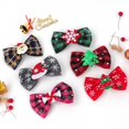 thumbnail image 5 of Christmas Clips Girls Hair Clips Bows Barrettes Hair Accessories,Include Santa,Christmas Tree and Cap, 5 of 8