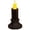 Black, variant on VMWMSSR Flameless Led Taper Candle Lights Small Battery Operated Electronic Candles Flickering Fake Candle Lamp For Halloween Dinner Table Weddin & Indoor Mantel Decor(Black-4.3 Inch)