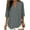 Gray—Blouses, variant on 3/4 Sleeve Tops for Women Casual V Neck Linen Shirts Loose Fit Flounce Sleeves Blouses Fashion Lightweight Tunic Top Khaki S