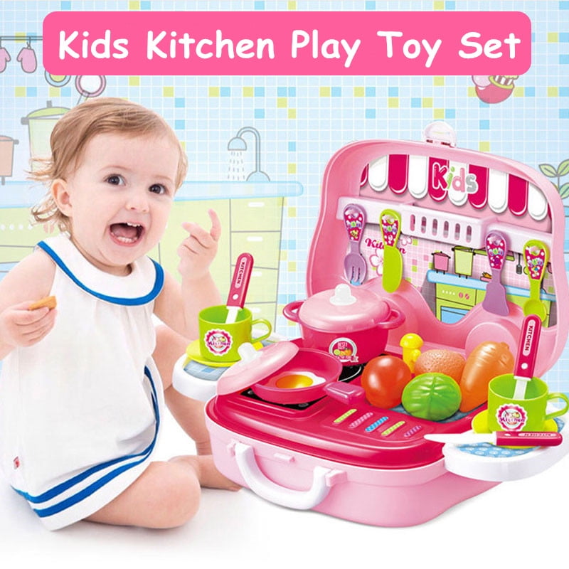 Play Kitchen Toy Sets, Kids Cooking Set, Role Play Kitchen ...