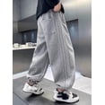 thumbnail image 4 of KAOOCXU Summer New Trousers For Boy Printing Medium And Large Age Child Sweatpants Wide Leg Pants For Running Workout Activewear, 4 of 5