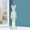 thumbnail image 1 of Estatuilla divertida de conejo, adorno decorativo, decoraciones de resina, manualidades, arte, verde para Patio, césped, café, escritorio , verde Macarena Figuritas, 1 of 8