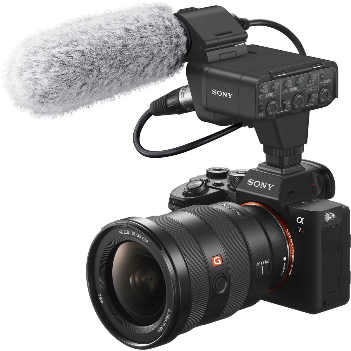 Sony XLR-K3M Dual-Channel XLR Adapter Kit with Super-Directional Shotgun Microphone