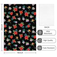 thumbnail image 2 of 2 Pcs Pioneer Flower Floral Print Pattern Kitchen Towels, Funny Microfiber Dish Towel Set, 18" X 26" Tea Towels, 2 of 6