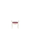 thumbnail image 1 of Dollhouse Miniatura Escala 1:12 Taburete de tocador de borbón blanco con adornos dorados # P5384 Platinum Collection 717425053848, 1 of 1