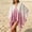 Pink, variant on Shrysg Women's Lightweight Chiffon Tassel Shawl Beach Scarf Open Front Casual Cover-Up for Spring Summer Vacation