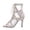 White, variant on Women’s Peep-Toe Mesh Lace-Up Stiletto Heel Ankle Boots, Breathable Hollow-Out Dance Heels with Rear Zipper, Elegant Open-Toe Booties for Latin Jazz Performance & Evening Party, 3 Colors