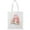 White, variant on Anime Schoolgirl In Tears Tote Bag - Image by Shutterstock, One Size Cotton Canvas Tote Bag