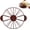 Dark red (coffee), 126g (280), variant on ABPETE Cake Portion Marker, Cake Divider Round Cake Slice Pie Slicer Marker Round 10 or 12 Slices Double Sided Cake Portion Marker,Cheesecake Cutter with Handle (Dark red (coffee)