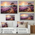 thumbnail image 4 of Designart "Countryside The Violet landscape I" Landscapes Canvas Print, 4 of 5