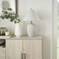thumbnail image 2 of 23" Grey Unglazed Ceramic Jar Table Lamp - Nourison, 2 of 5