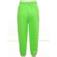 thumbnail image 6 of Hansber Boys Girls Athletic Sweatsuits 2Pcs Jogger Outfits Set Kids Clothes Set Pullover Tracksuit Fluorescent Green 130, 6 of 9
