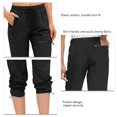 thumbnail image 3 of Pantalones deportivos al aire libre para mujer, pantalones de senderismo con cremallera, pantalones de trabajo para viajes, camping, pantalones casuales ligeros de secado rápido para mujer, estándares líderes en la industria, 3 of 4