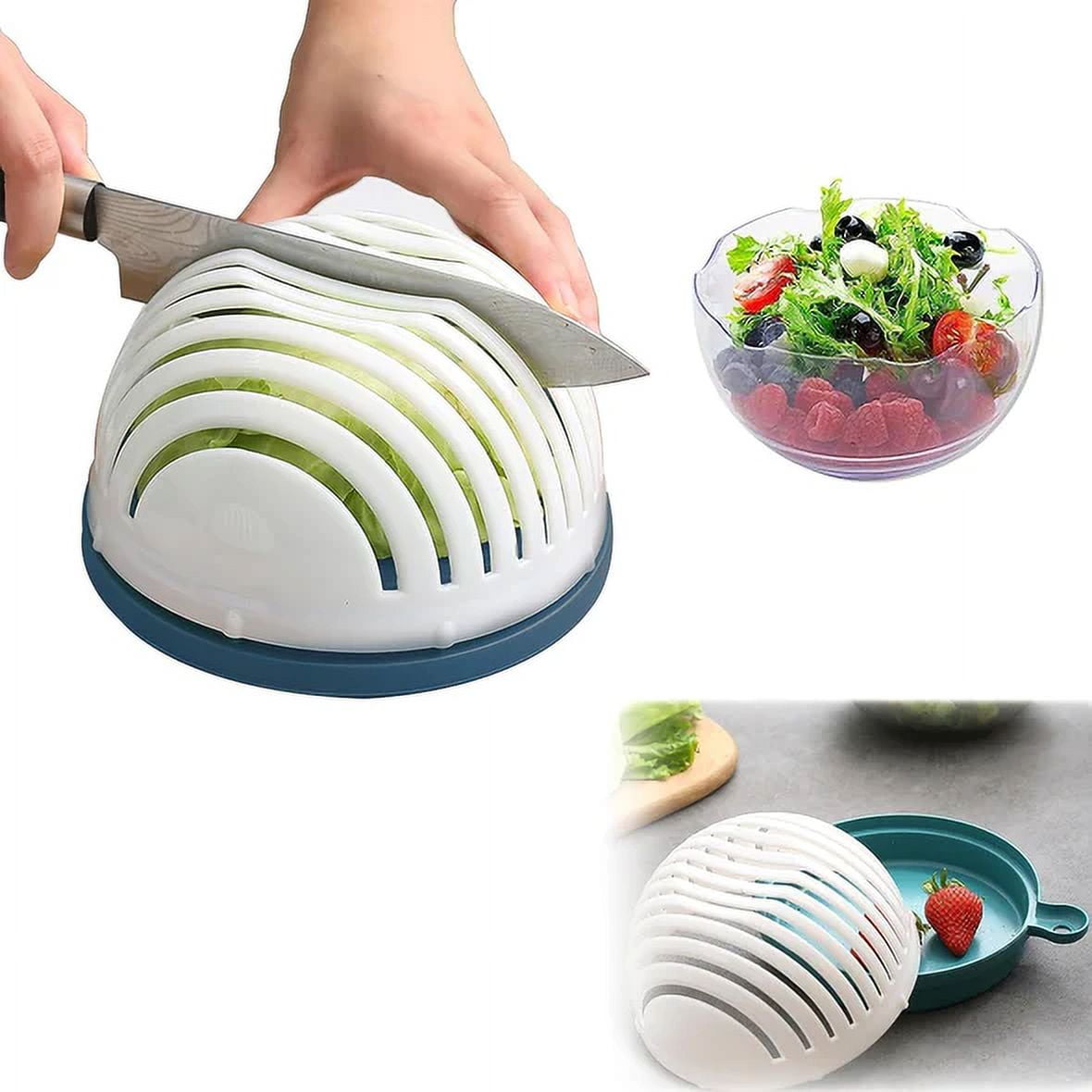 Ninja Salad - Instant Salad Maker Bowl & Fruit & Vegetable Cutter 