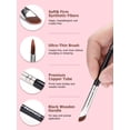 thumbnail image 3 of Set de brochas de maquillaje TEOYALL Eyeliner, 4 unidades, ultrafinas, 3 of 8