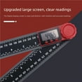 thumbnail image 4 of Multifunction Digital Protractor with Scale Ruler, Backlit Display for Construction and Technical Drafting, 4 of 8
