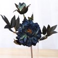 thumbnail image 2 of Ramo de flores artificiales de simulación, decoración para fiestas comerciales en el hogar (azul oscuro), 2 of 2