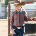 thumbnail image 3 of SUOSDEY Kids Western Belt for Boys Girls Genuine Leather Cowboy Cowgirl Belts with Detachable Buckle for Jeans Western Gifts, 3 of 7