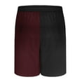 thumbnail image 6 of FRSASU Mens Color Block Running Shorts 2 in 1 Gym Workout Shorts 7 inch Quick Dry Athletic Short with Liner Zip Pockets Wine, 6 of 9