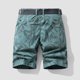 thumbnail image 3 of Mens Cargo Shorts Multi-Bolsillo Relajado Ajuste 97% Algodón 3% Spandex, Pantalones de Playa Casuales para Ropa de Dormir, Al Aire Libre Y Verano, 3 of 3