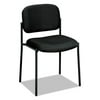 HON Scatter Armless Stacking Guest Chair, in Black (HVL606)