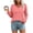 Hot Pink, variant on Long Sleeve Shirts for Women V Neck T Shirt Fall Casual Tops Basic Base Layer Undershirts Tees 2026
