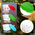thumbnail image 3 of A1U Holiday-Themed Food Storage Containers with Lids, Assorted Christmas Party Favors Reusable Plastic Canister Organizer Holder Tray Serveware Birthday Tableware Decorations, 3 ct. (8x4.5-in.), 3 of 7