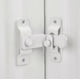 thumbnail image 1 of 2 Packs 90 Degree Flip Barn Door Lock,protect Privacy-security Gate Latch,hook Lock Latch For Barn,sliding Door Antique Lock Gate Latches Wine Cabinet, 1 of 5