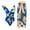 Blue, variant on 2025 Swimwear Women Women's Swimwear One-Piece Swimsuit Bikini Lace Up Swimsuit Long Skirt Chiffon Two-Piece Set