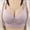 Purple, variant on KIHOUT Bras For Women Plus Size Women Oversized Wireless Bra Front Button Push Up Underwear Bra