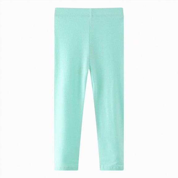 JUMEYU Toddler Pants Girl Girl's Flare Leggings Set Elastic Waist Bell Bottoms Bootcut Yoga Pants 3T (Light Blue,3 Years)