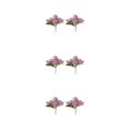 thumbnail image 1 of ZheElen Long-lasting Durability Easy To Clean Artificial Flower Arrangement For Wedding Decoration Realistic Appearance purple 3Set, 1 of 6
