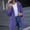 Purple, variant on WRFWUL Womens Long Sleeve Hooded Trench Coat Lightweight Zip Up Windbreaker Fall Spring Outdoor Travel Jacket