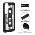thumbnail image 2 of WIRESTER Shockproof Soft Rubber Cover Case for Samsung Galaxy S26 6.3" 2026, Retro Black Cassette Tape Hip Hop, 2 of 5
