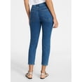 thumbnail image 3 of No Boundaries High Rise Skinny Jeans, 29" Inseam, Women's Sizes 00-20, 3 of 5